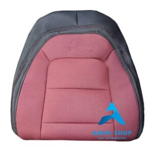 روکش صندلی سراتو نیو YD تمام چرم رنگ زرشکی پشت مشکی