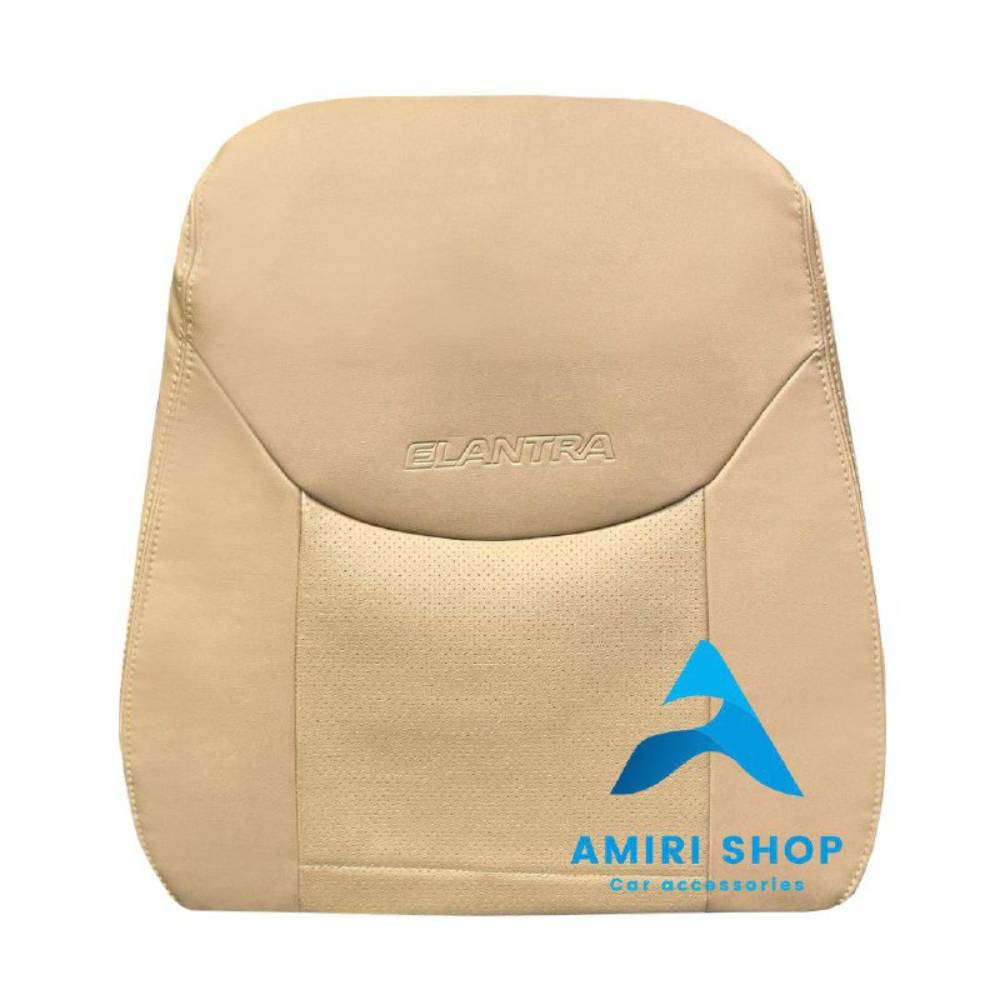 روکش صندلی النترا 2011-2016 تمام چرم رنگ کرم زرد