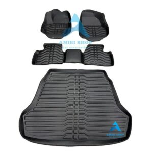 کفپوش پنج بعدی و کفی صندوق کرولا الیت 2024-2025 رنگ مشکی