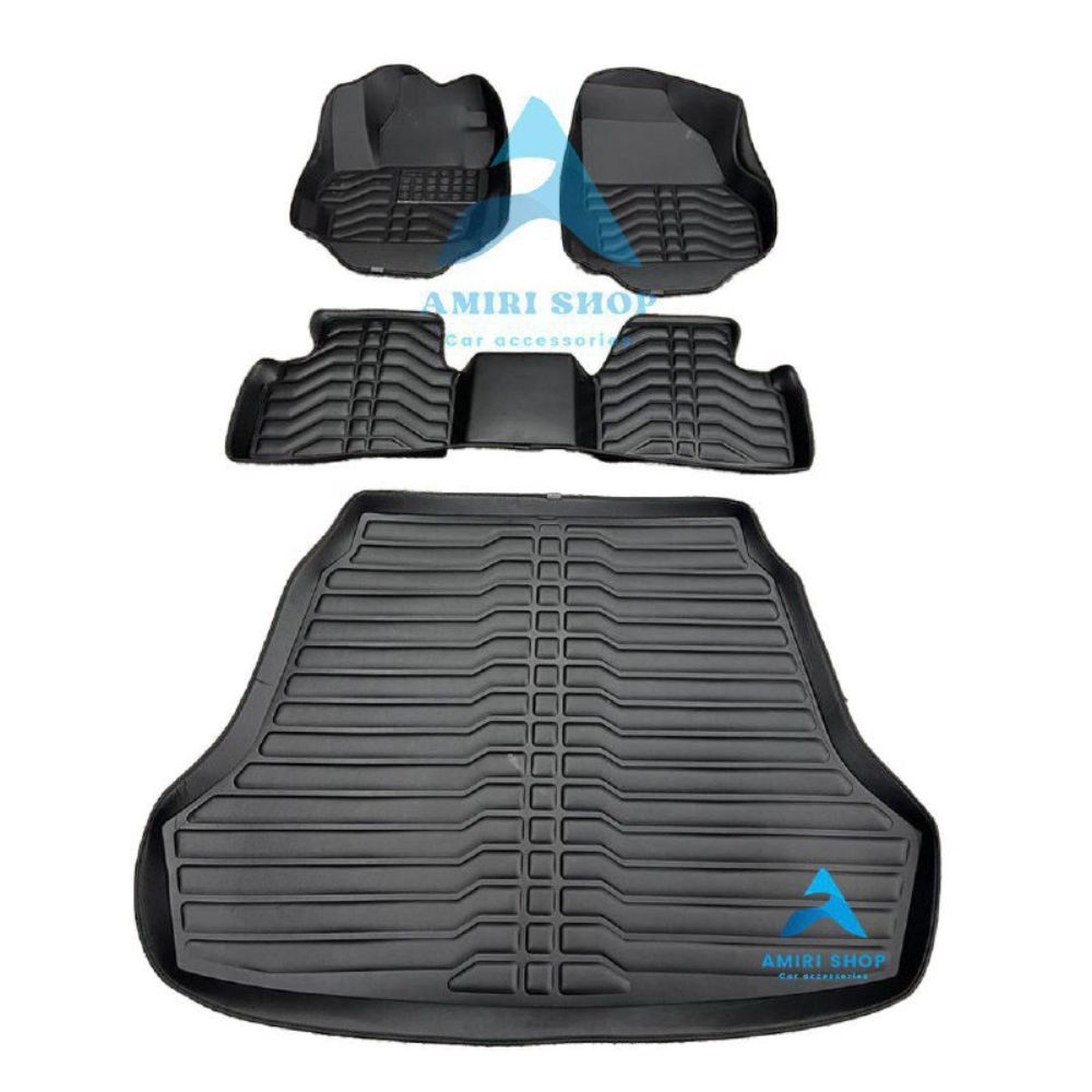 _امیری شاپ حسینی (60) کفپوش پنج بعدی و کفی صندوق کرولا الیت 2024-2025 رنگ مشکی