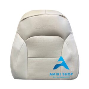 روکش صندلی النترا 2016-2018 تمام چرم رنگ کرم استخوانی