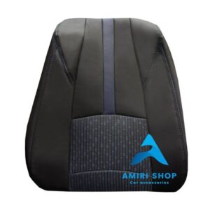 روکش صندلی فردا موتور FMC 511 چرم پارچه رنگ مشکی آبی