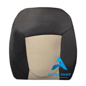 روکش صندلی سراتو سایپا تمام چرم رنگ مشکی کرم