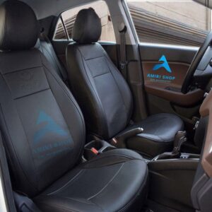 روکش صندلی i20 مونتاژ کرمان موتور تمام چرم رنگ مشکی