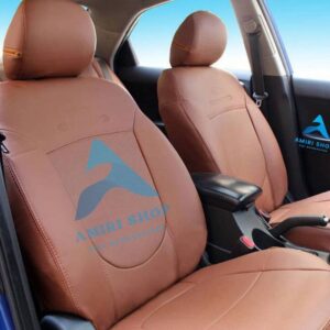 روکش صندلی سراتو سایپا تمام چرم رنگ مارون