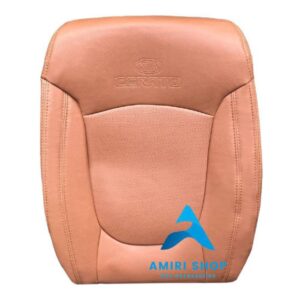 روکش صندلی سراتو سایپا تمام چرم رنگ مارون پرتقالی