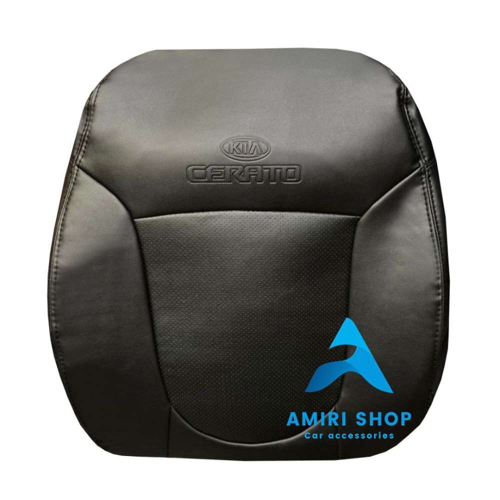 امیری شاپ_خدایاری روکش صندلی سراتو سایپا تمام چرم رنگ مشکی