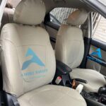 روکش صندلی سراتو سایپا تمام چرم رنگ کرم استخوانی