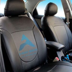 روکش صندلی سراتو سایپا تمام چرم رنگ مشکی