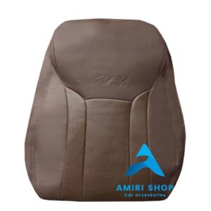 روکش صندلی آزرا گرنجور تمام چرم دلتا رنگ موکا قهوه‌ای