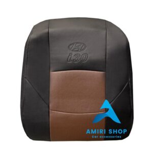 روکش صندلی i30 تمام چرم رنگ مشکی قهوه ای