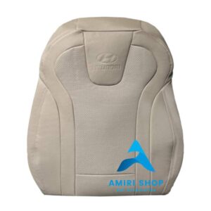 روکش صندلی النترا 2023-2025 تمام چرم رنگ کرم استخوانی