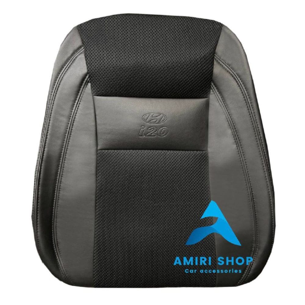 امیری شاپ_خدایاری (4) (1) روکش صندلی i20 مونتاژ کرمان موتور چرم پارچه رنگ مشکی