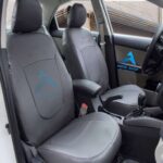 روکش صندلی سراتو سایپا تمام چرم رنگ طوسی