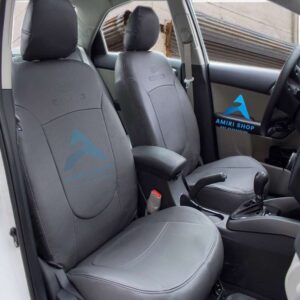 روکش صندلی سراتو سایپا تمام چرم رنگ طوسی