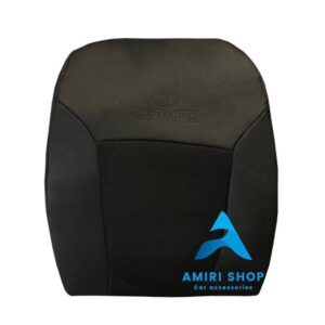 روکش صندلی سراتو سایپا چرم وسط پارچه رنگ مشکی