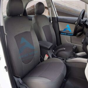 روکش صندلی سراتو سایپا تمام پارچه رنگ طوسی