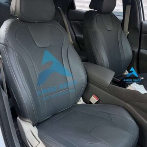 روکش صندلی النترا 2023-2025 تمام چرم رنگ طوسی