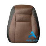 روکش صندلی i20 مونتاژ کرمان موتور تمام چرم رنگ قهوه‌ای موکا