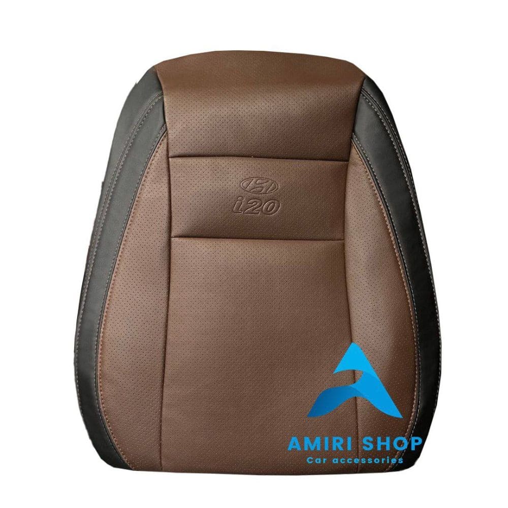 امیری شاپ_خدایاری (7) (1) روکش صندلی i20 مونتاژ کرمان موتور تمام چرم رنگ قهوهای موکا