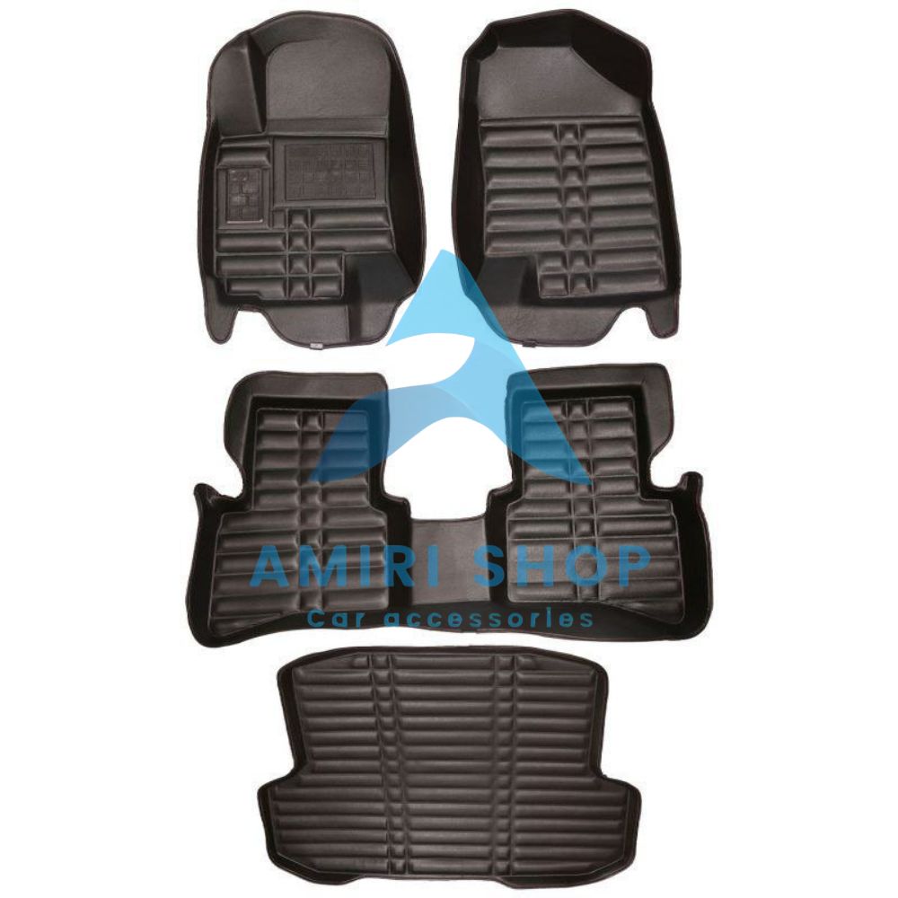 _امیری شاپ_رحیم لو (10) کفپوش پنج بعدی و کفی صندوق KMC SR3 رنگ مشکی