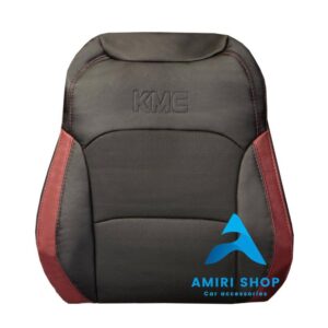 روکش صندلی جک j4 جدید روکش صندلی KMC ایگل تمام چرم رنگ مشکی نوار زرشکی