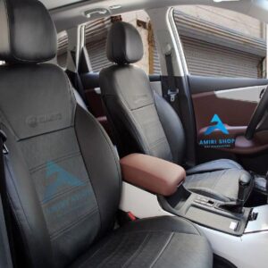 روکش صندلی سورنتو GT LINE 2016-2018 تمام چرم خارجی رنگ مشکی