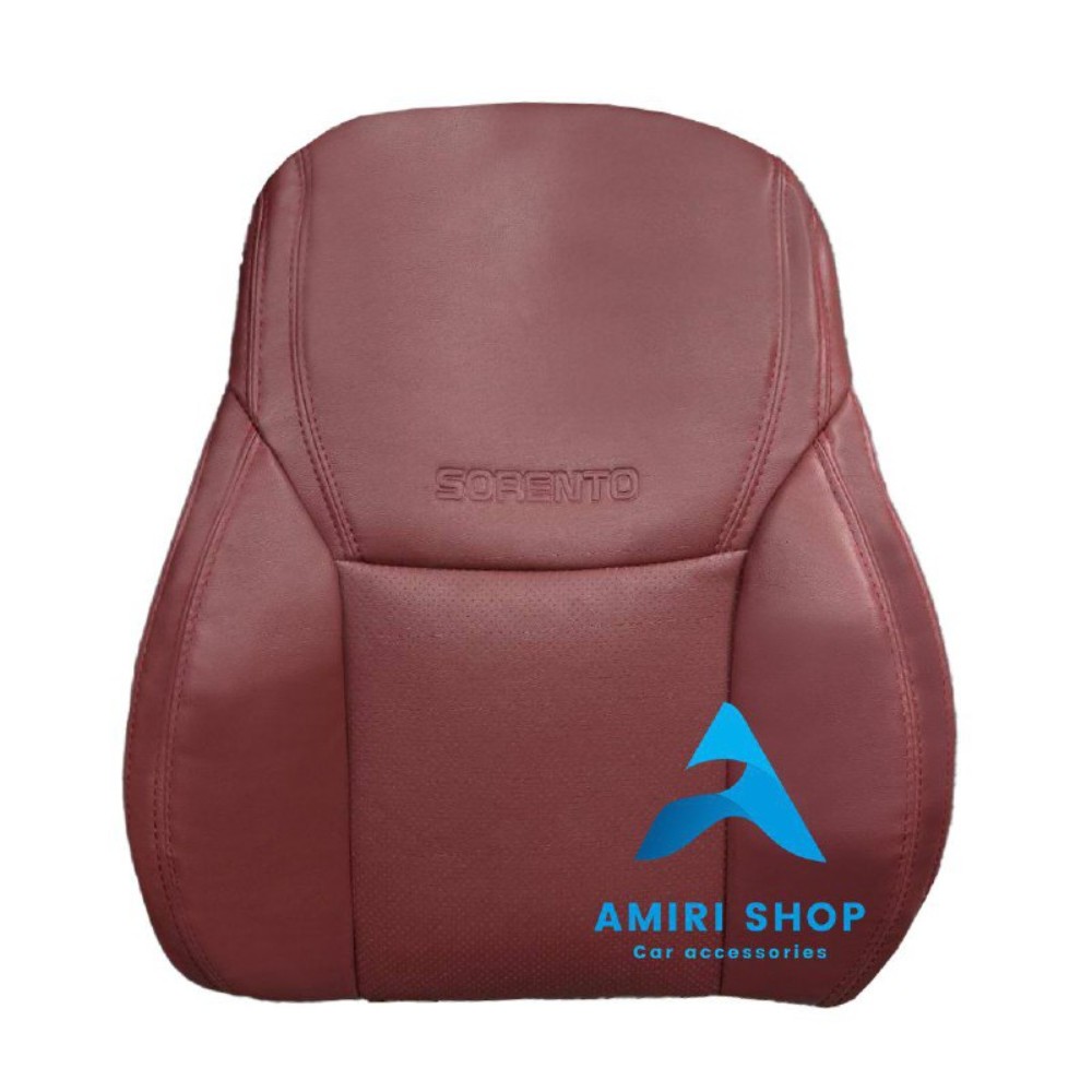 روکش صندلی سورنتو GT LINE 2016-2018 تمام چرم رنگ زرشکی