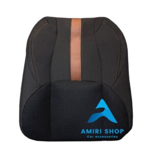 روکش صندلی فرانت لندر تمام پارچه رنگ مشکی نوار مارون