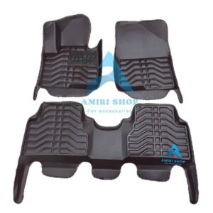 کفپوش پنج بعدی سورنتو GT LINE 2016-2018 رنگ قهوه‌ای موکا برند ULTIMATE