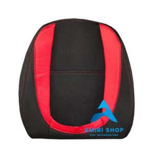 روکش صندلی پیکانتو تمام پارچه رنگ مشکی نوار قرمز