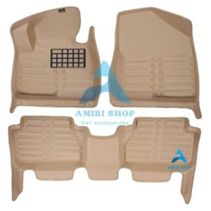 کفپوش پنج بعدی سورنتو GT LINE 2016-2018 رنگ کرم برند AM