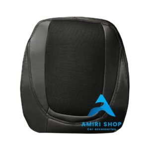 روکش صندلی پیکانتو چرم وسط پارچه رنگ مشکی