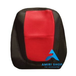 روکش صندلی پیکانتو تمام چرم رنگ مشکی قرمز