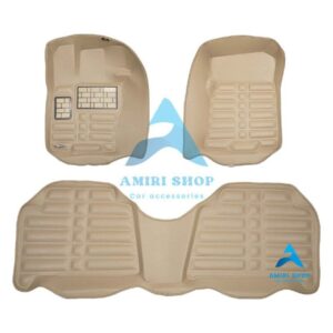 کفپوش پنج بعدی موهاوی رنگ کرم