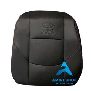 روکش صندلی i30 تمام چرم رنگ مشکی دوخت قرمز