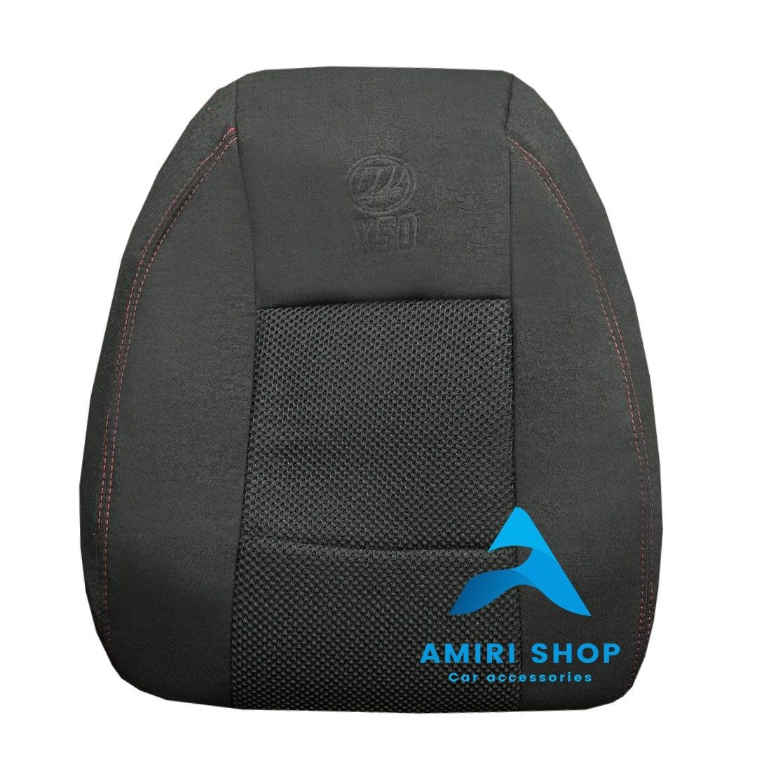 روکش صندلی لیفان X50 تمام پارچه رنگ مشکی دوخت قرمز روکش صندلی لیفان X50 تمام پارچه رنگ مشکی دوخت قرمز