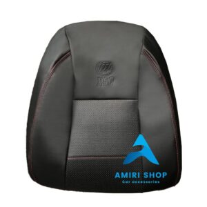روکش صندلی لیفان X50 تمام چرم رنگ مشکی دوخت قرمز