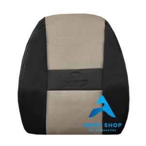 روکش صندلی لیفان X60 تمام چرم رنگ مشکی کرم